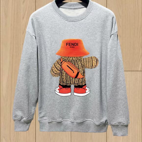 Men's Fendi Classic Long Sleeve Gray - Picture 1 of 3
